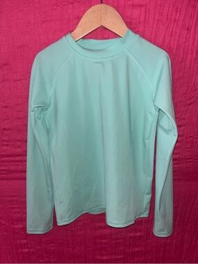 Quince Kids Long-Sleeve Rashguard in Mint Green